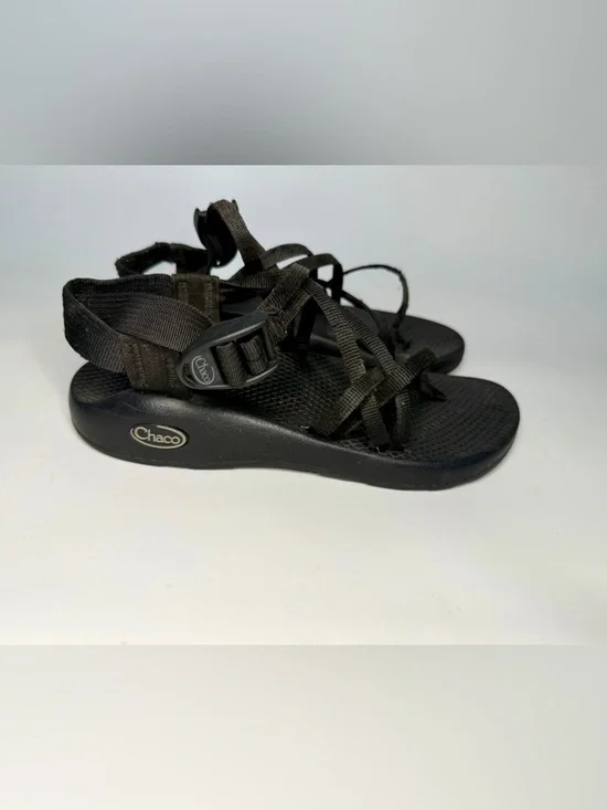 Chaco Women's Classic Black Outdoor Hiking Strappy Sandal Size 7 - Picture 7 of 12